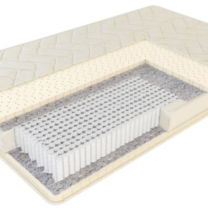 Матрас ''Премиал 7'' с латексом на блоке Multipocket / жёсткость-низкая